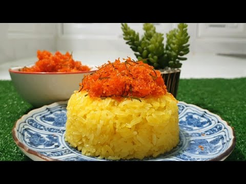 ข้าวเหนียวหน้ากุ้ง-ขนมไทยโบราณ ข้าวเหนียวหน้ากุ้ง-ขนมไทยโบราณ