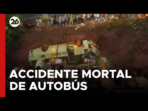 Al menos 11 muertos en un accidente de autobús en una mina en el centro de la India