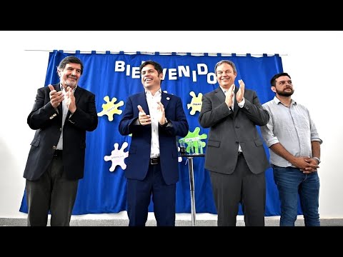 Kicillof y Sileoni visitaron a Cascallares y pidieron más recursos para la Provincia