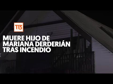 Muere hijo de Mariana Derderián tras incendio en Vitacura