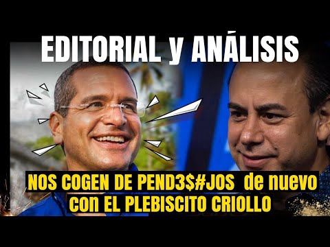 ¿Y TÚ QUÉ OPINAS de la COGIDA DE PEND3$#JOS dem BENDITO PLEBISCITO CRIOLLO?