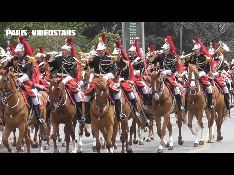 La Garde Républicaine à cheval escorte le président Chinois Xi Jinping @ Paris 6 mai 2024