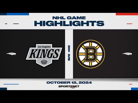 NHL Highlights | Kings vs. Bruins - October 12, 2024