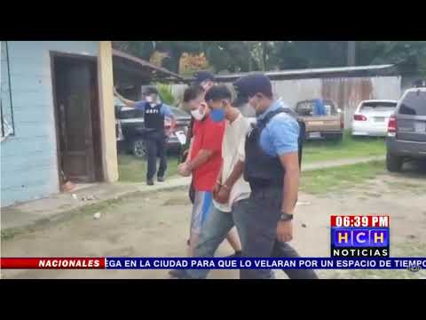 Policía Nacional realiza múltiples capturas en El Progreso, Yoro
