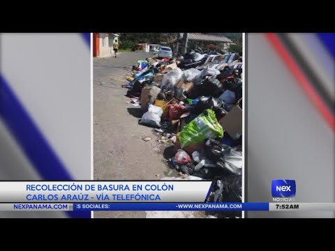 Recolección de basura en Colón