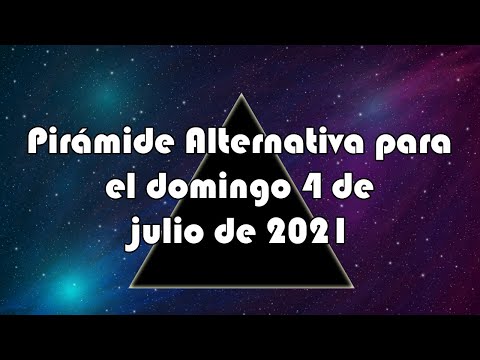 Lotería de Panamá - Pirámide Alternativa para el domingo 4 de julio de 2021