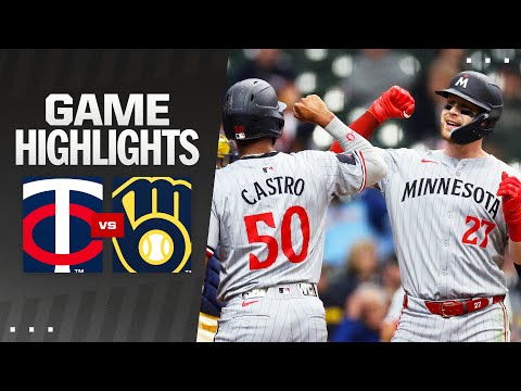 Twins vs. Brewers Game Highlights (4/3/24) | MLB Highlights