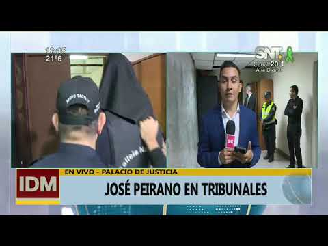 Palacio de Justicia: José Peirano en tribunales