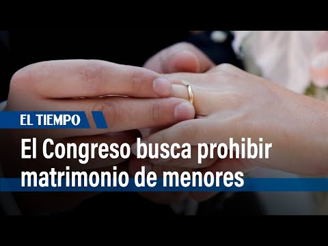 Proyecto de ley busca prohibir el matrimonio con menores de edad en Colombia | El Tiempo