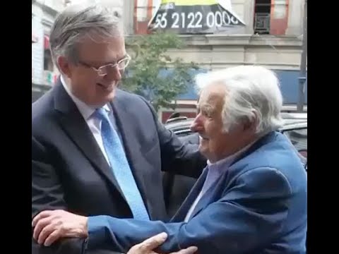 Ebrard presume apoyo de Pepe Mujica