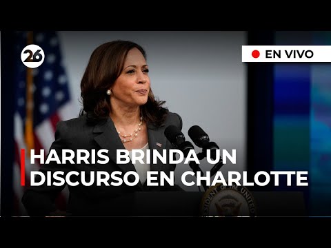 EN VIVO | KAMALA HARRIS ofrece un discurso en Charlotte, Carolina del Norte