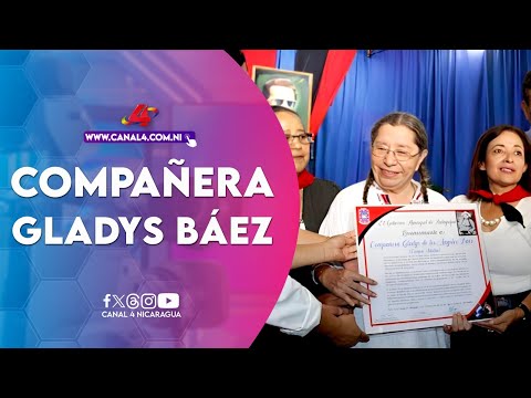 Rinden homenaje a la compañera Gladys Báez, sobreviviente de la gesta heroica de Pancasán