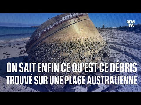 Ce cylindre mystérieux retrouvé sur une plage australienne est en fait un débris spatial