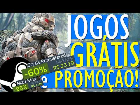 CORRA!! JOGOS para PC de GRAÇA na STEAM, EPIC GAMES e GOG e GAMES BARATOS na STEAM e NUUVEM!!