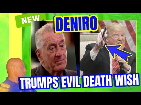 ROBERT DENIRO WARNS Evil 'death threat America Trump' BREAKING: MSNBC CNN GYA 05/03/24