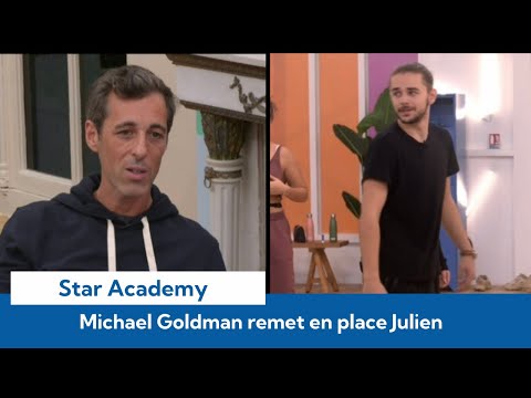 Star Academy 2022 : Michael Goldman remet en place Julien après sa prestation