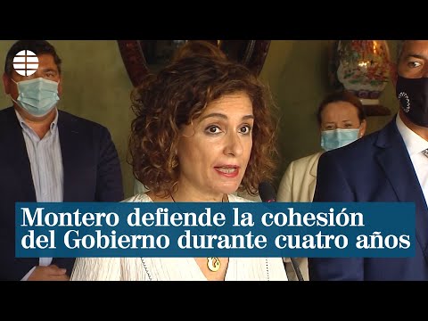 Montero defiende la cohesión y fuerza del Gobierno durante cuatro años