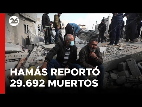 MEDIO ORIENTE | Hamás reportó 29.692 muertos en la guerra en Gaza con Israel