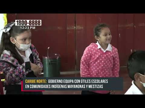 Paquetes escolares para niñez con discapacidad en el Caribe Norte - Nicaragua