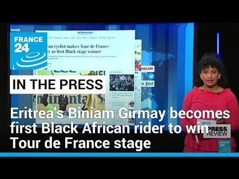 Eritrean Biniam Girmay becomes first black African rider to win a Tour de France stage • FRANCE 24