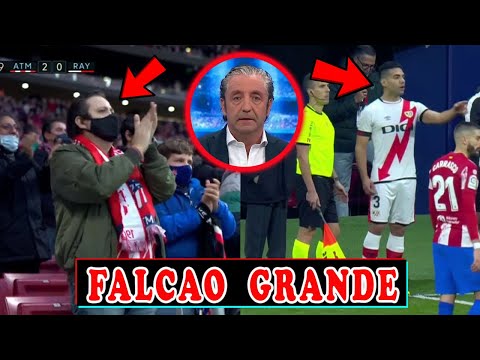 ASI REACCIONA EL MUNDO A LA OVACION A FALCAO EN EL WANDA METROPOLITANO CON EL ATLETICO DE MADRID