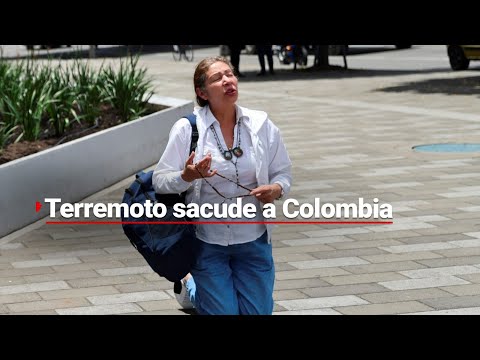 SISMO EN COLOMBIA | Habitantes viven en medio del pánico tras un temblor ocurrido este día