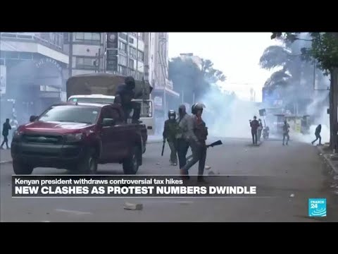 Protests continue in Kenya despite president backtracking on contentious tax hike bill • FRANCE 24