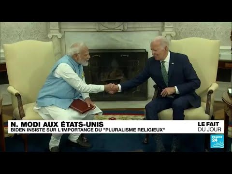 Etats-Unis : visite d’Etat de Narendra Modi • FRANCE 24