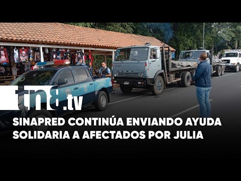 Atención a familias de El Rama afectadas por Julia - Nicaragua