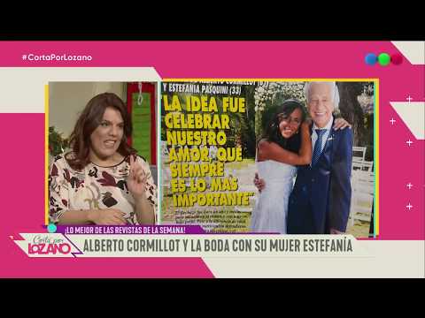 La intimidad de la boda de Cormillot con su pareja 48 años menor - Cortá por Lozano 2019