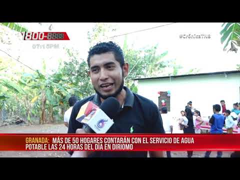 Granada: Alcaldía de Diriomo inaugura importante obra de agua – Nicaragua
