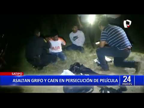 Satipo: capturan a dos delincuentes que habrían asaltado un grifo