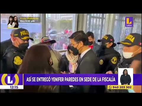 #EsNoticiaAhora  Lourdes Huanca, mujer que acompañó a Yenifer Paredes estuvo en palacio de gobierno