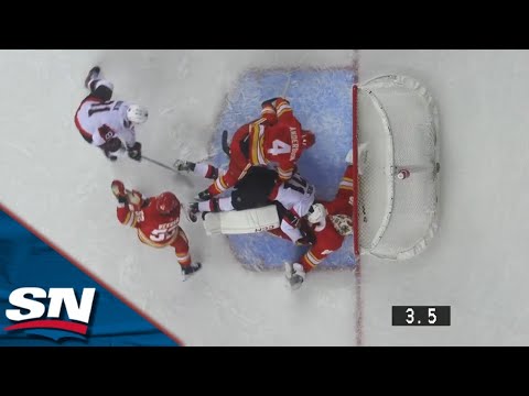 Senators Dominik Kubalik Bangs In The Rebound To Beat First Period Buzzer vs. Flames