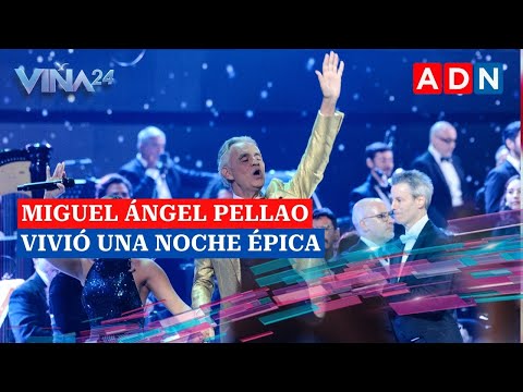 Miguel Ángel Pellao, tenor pehuenche, vivió una noche épica con Andrea Bocelli