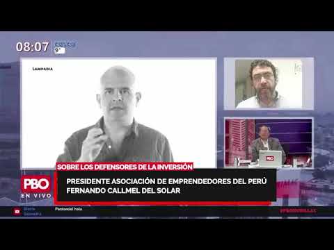 ?Presidente Asociación EMPRENDEDORES PERÚ Fernando Calmel Del Solar sobre DEFENSORES DE LA INVERSIÓN