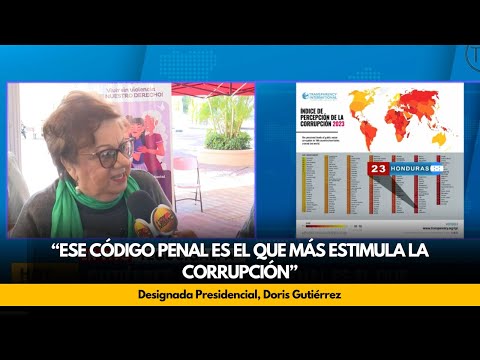 Gutiérrez: 'Ese código penal es el que más estimula la corrupción'