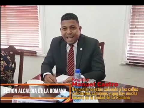 Regidor reformista Manuel Castro denuncia deterioro en recogida de basura en La Romana