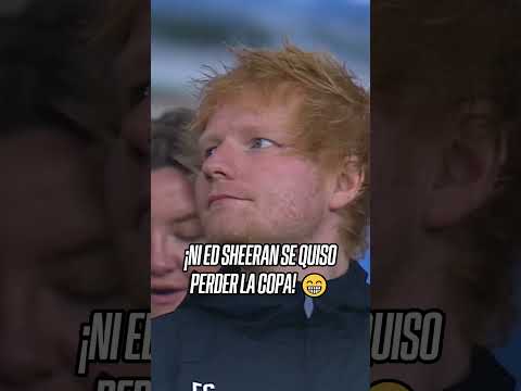 ¡QUÉ GRANDE EL COLO! Ed Sheeran presente en el Maracaná para la CONMEBOL Libertadores | #Shorts