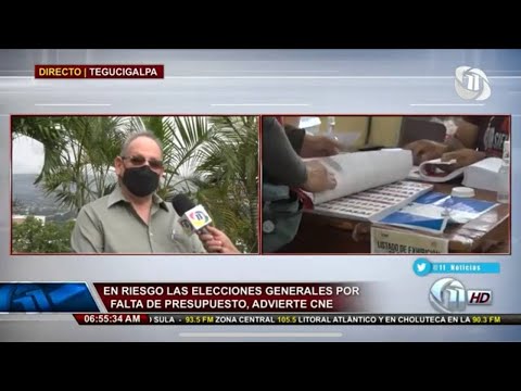 Once Noticias Primera Hora|En riesgo las elecciones generales por falta de presupuesto, advierte CNE