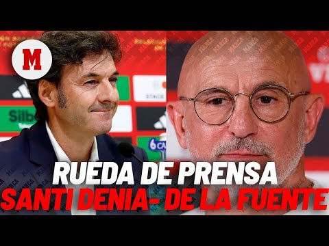 EN DIRECTO | Rueda de prensa Luis de la Fuente y Santi Denia I MARCA