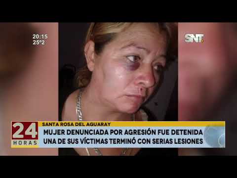 Santa Rosa del Aguaray: Mujer denunciada por agresión fue detenida