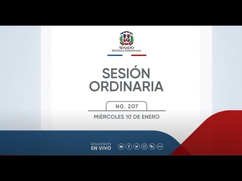 Sesion Ordinaria, Senado De La Republica Dominicana.