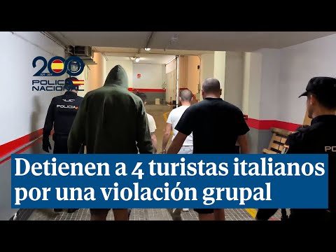 Detienen a cuatro turistas italianos por una violación grupal a una joven en Mallorca