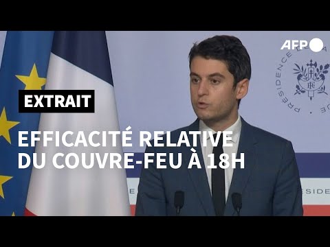 France : le couvre-feu à 18H ne freine pas suffisamment le virus | AFP Extrait