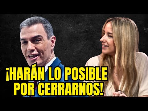 Rebeca Crespo: “¡Sánchez hará lo posible por cerrarnos pero no lo va a conseguir!”