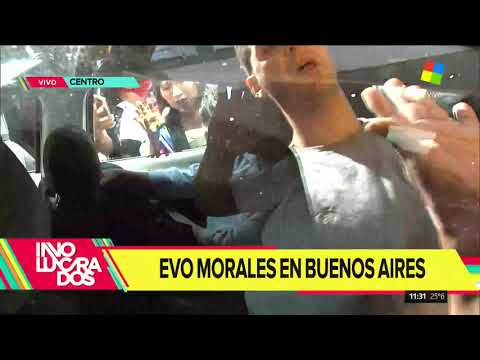 Último momento Evo Morales en Buenos Aires