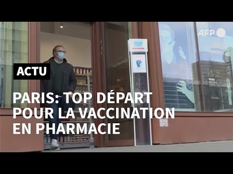 Covid-19: top départ pour la vaccination dans les pharmacies à Paris | AFP