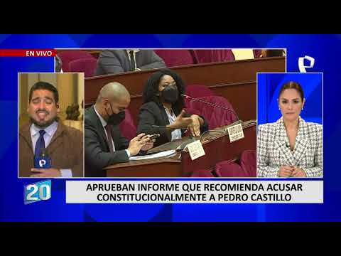 Congreso: Se aprobó informe final que recomienda acusar a Pedro Castillo
