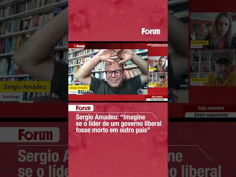 Sergio Amadeu “Imagine se o lider de um governo liberal fosse morto em outro país”